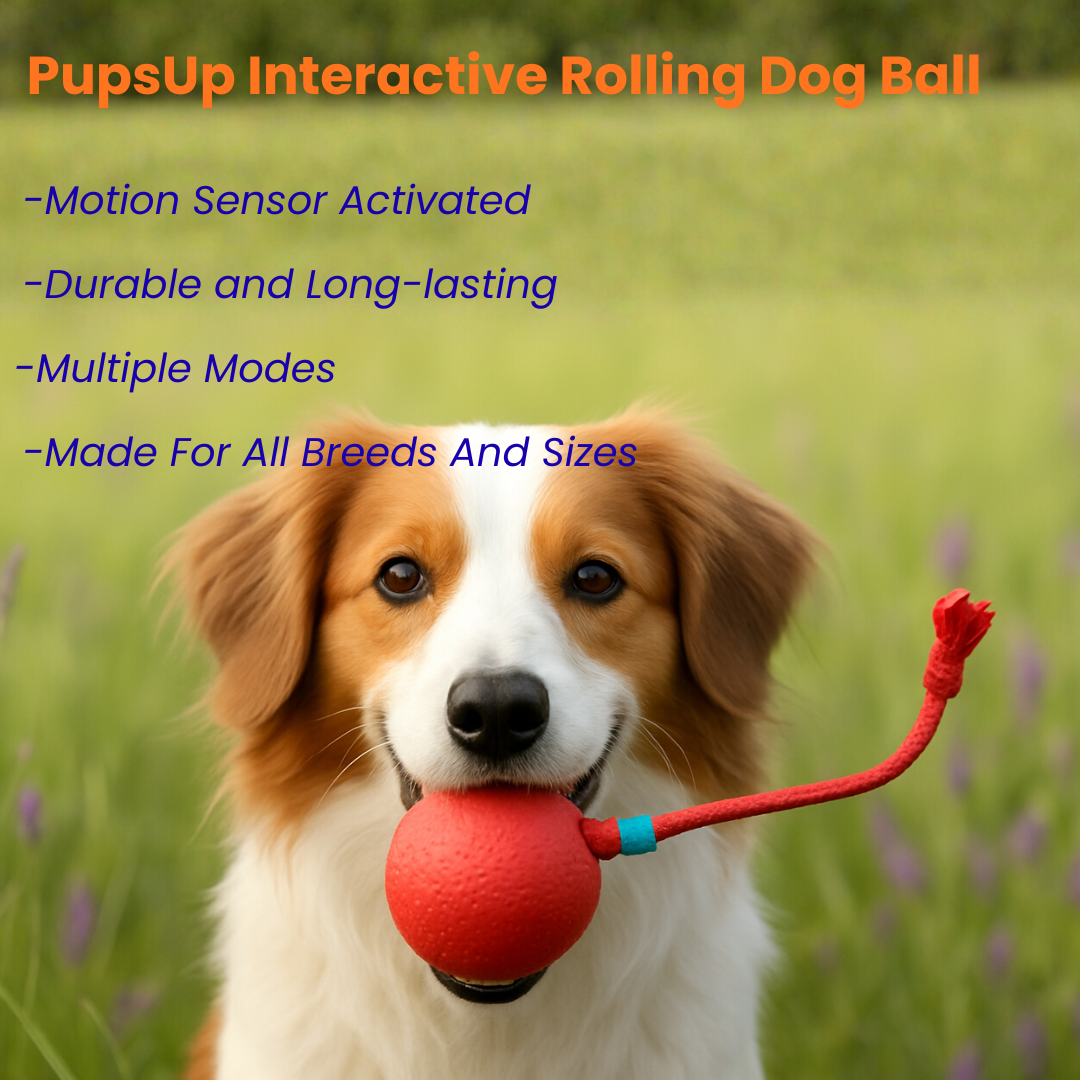 Interactive Rolling Dog Ball