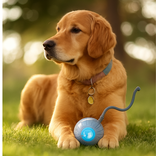 Interactive Rolling Dog Ball